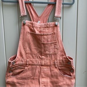 Urban Daizy denim overalls small peach